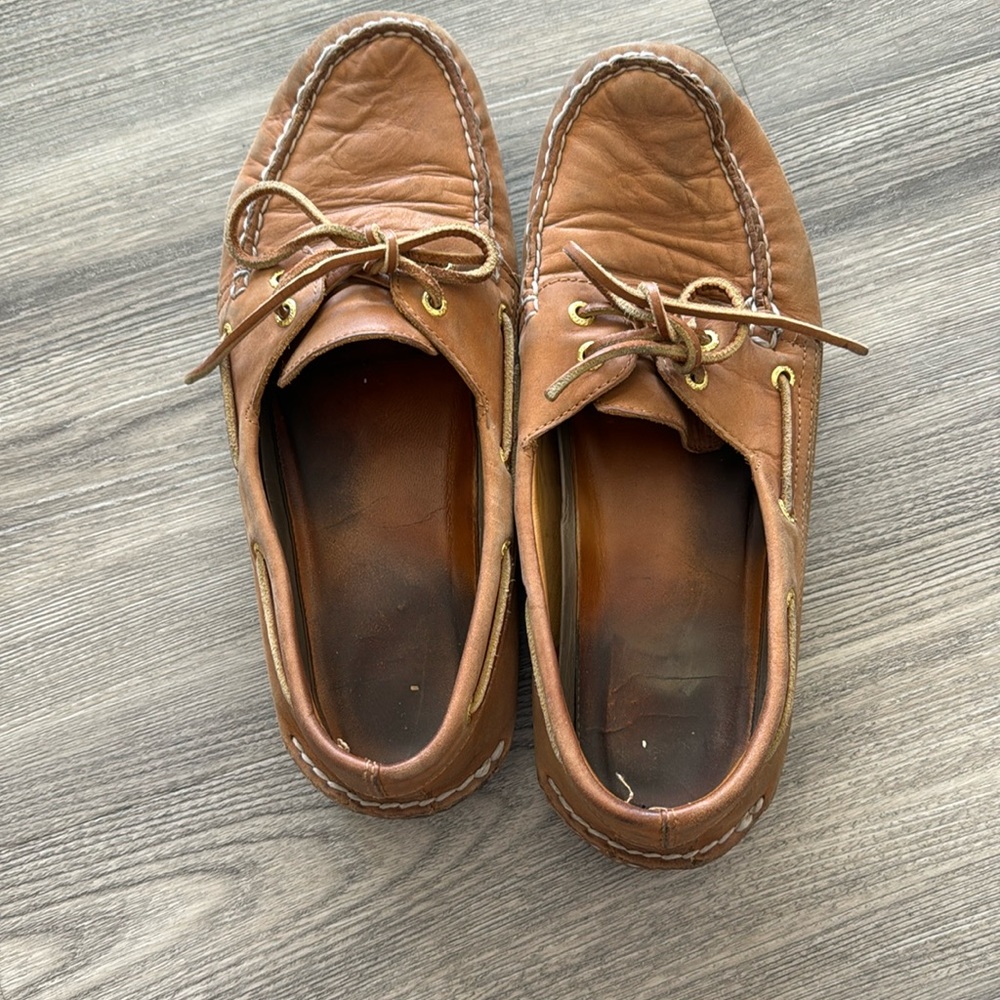 Used Sperry’s Boat Shoe - Carmel Leather